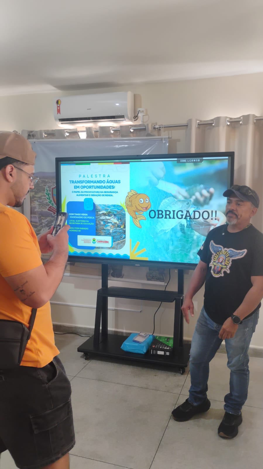 Diretoria da APAAT presente em palestra técnica: Transformando Água em Oportunidades, Carnaíba – PE.